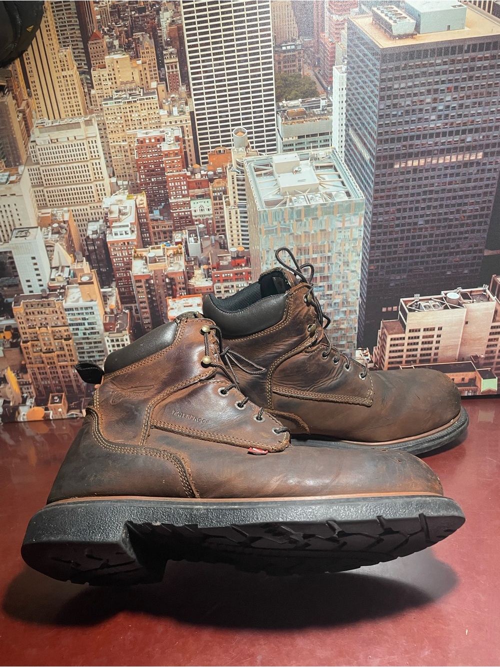 Red Wing Men's Dynaforce  Waterproof Steel Toe Boot 4215 Made USA Sz 11.5